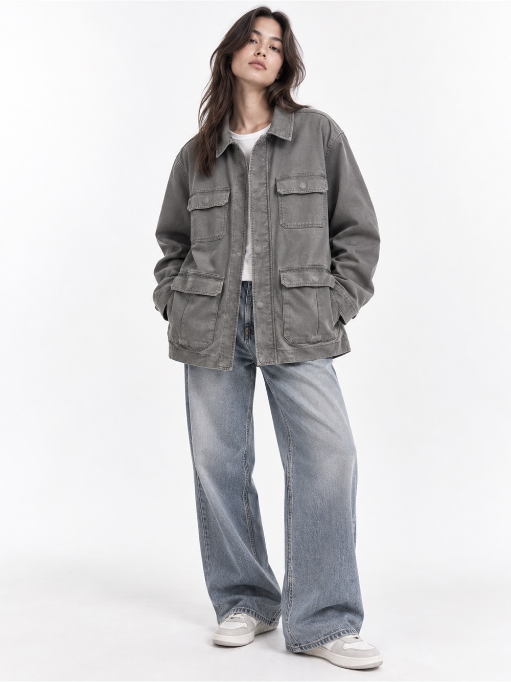 Gap Grey Chore Jacket